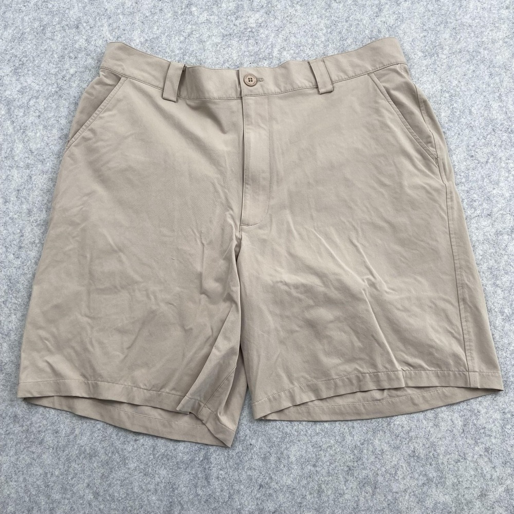 Under Armour Shorts Mens 36 (34x7) Beige Performance Chino Stretch Casual